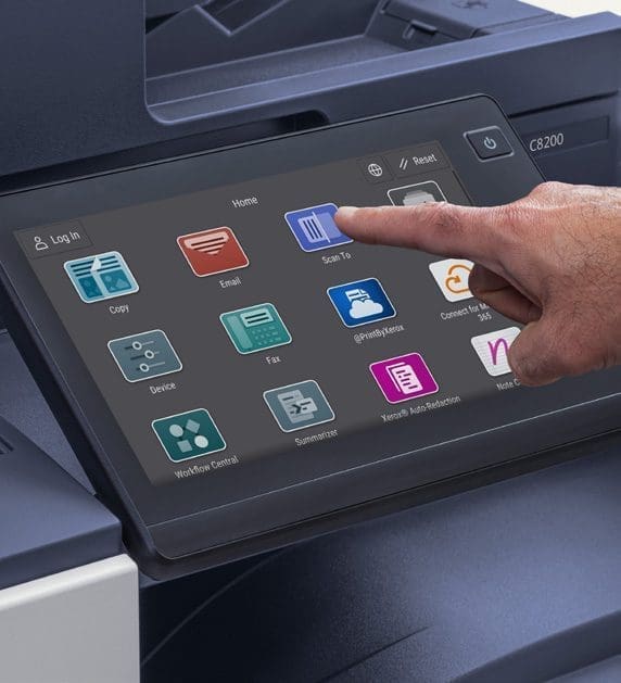 C8200 ecran Xerox AltaLink C8200 ecran