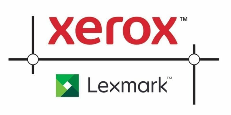 Logos Xerox et Lexmark