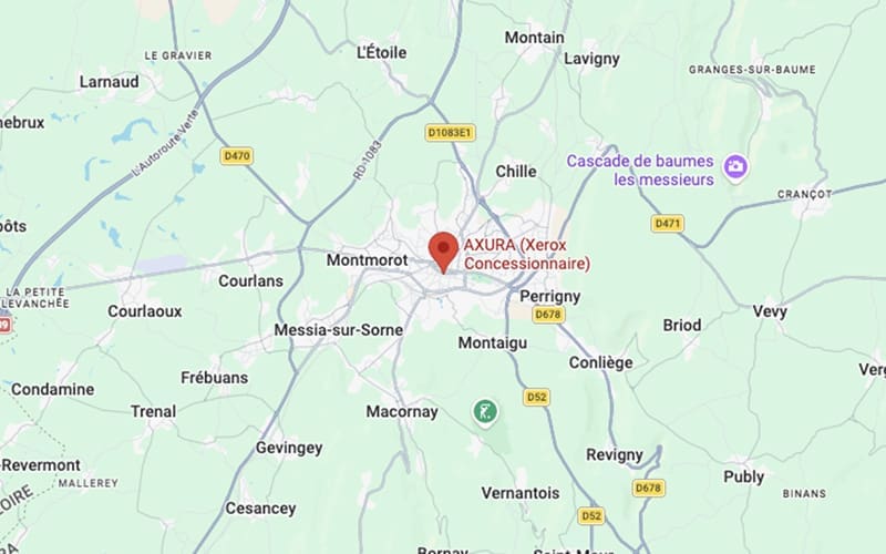 AXURA Emplacement de l’agence AXURA sur Google Maps