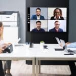 Imprimante Xerox® B410 en situation au travail